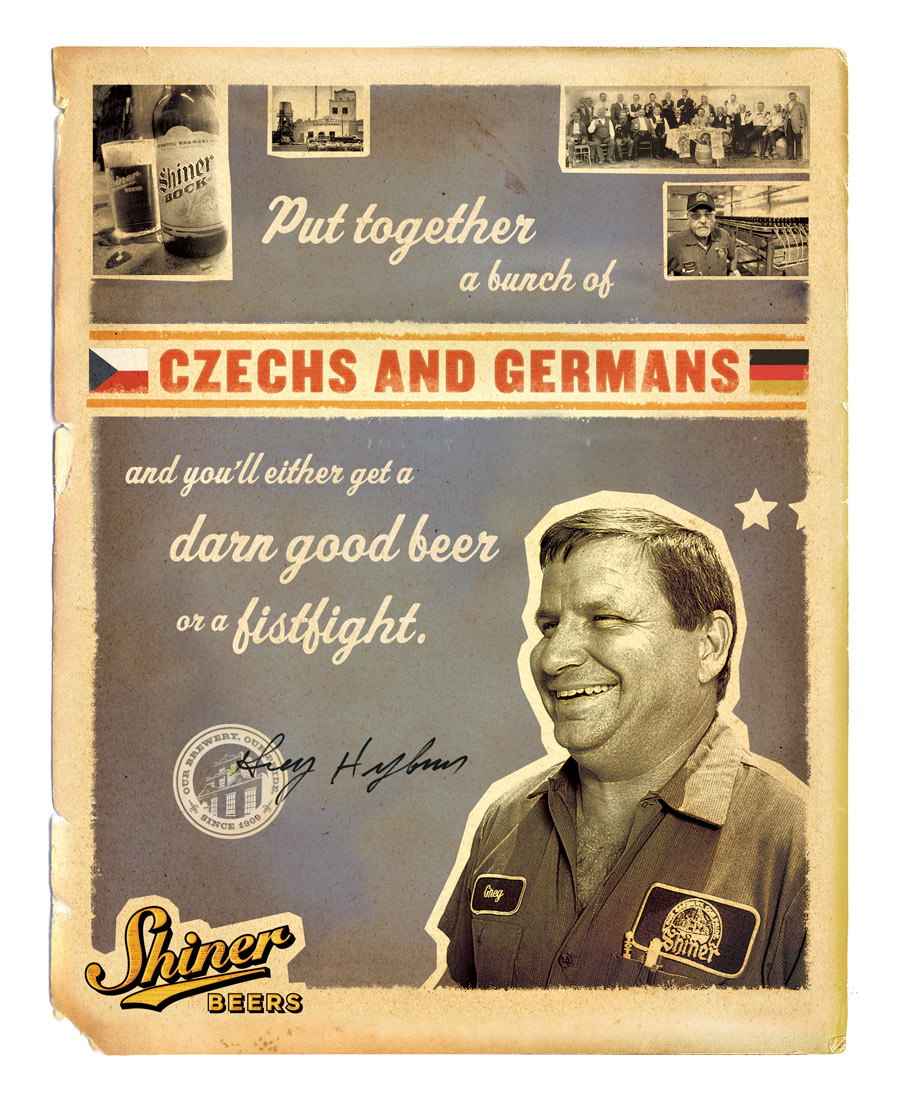 shiner beer ads
